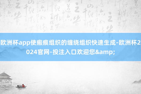 欧洲杯app使瘢痕组织的缠绕组织快速生成-欧洲杯2024官网-投注入口欢迎您&