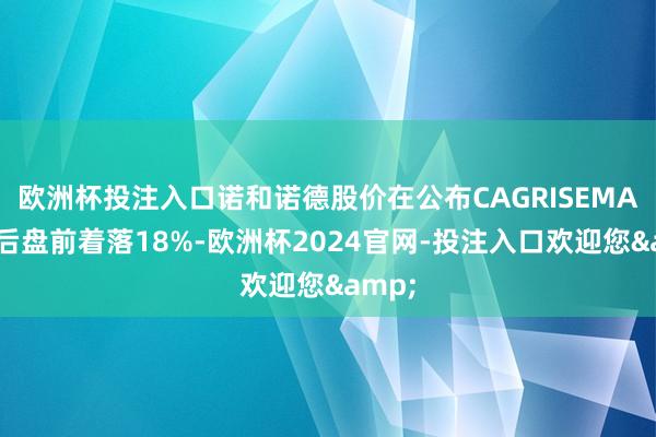 欧洲杯投注入口诺和诺德股价在公布CAGRISEMA数据后盘前着落18%-欧洲杯2024官网-投注入口欢迎您&