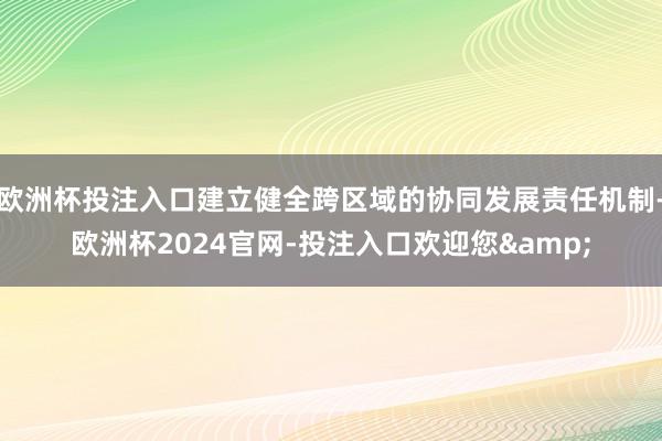 欧洲杯投注入口建立健全跨区域的协同发展责任机制-欧洲杯2024官网-投注入口欢迎您&